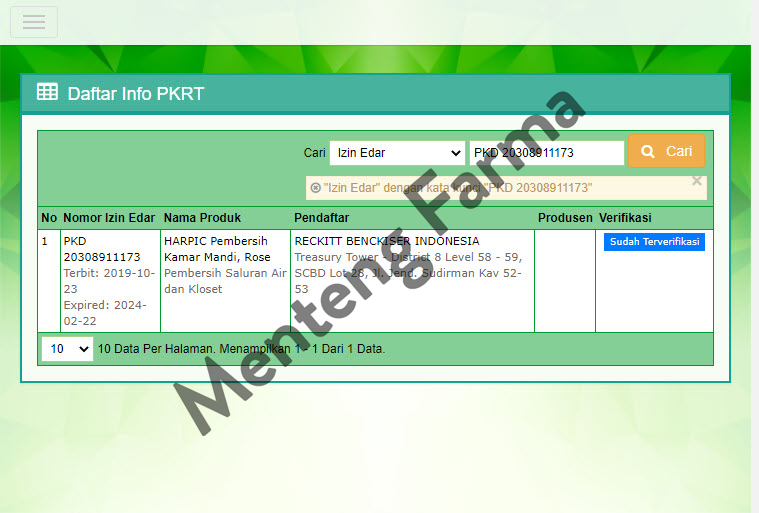 Harpic Rose Pouch 700 ML - Pembersih Kamar Mandi dan Toilet - Menteng Farma