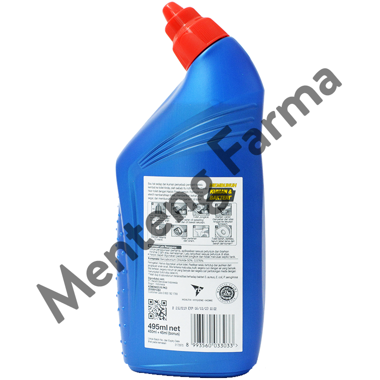 Harpic Fresh Lemon 495 ML - Pembersih Toilet Efektif Membunuh Kuman - Menteng Farma