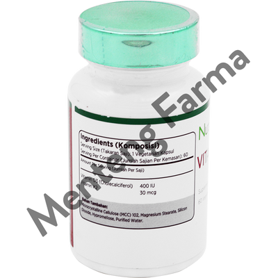 Nutriwell Vitamin D3 + K2 - Menjaga Kesehatan Tulang - Menteng Farma