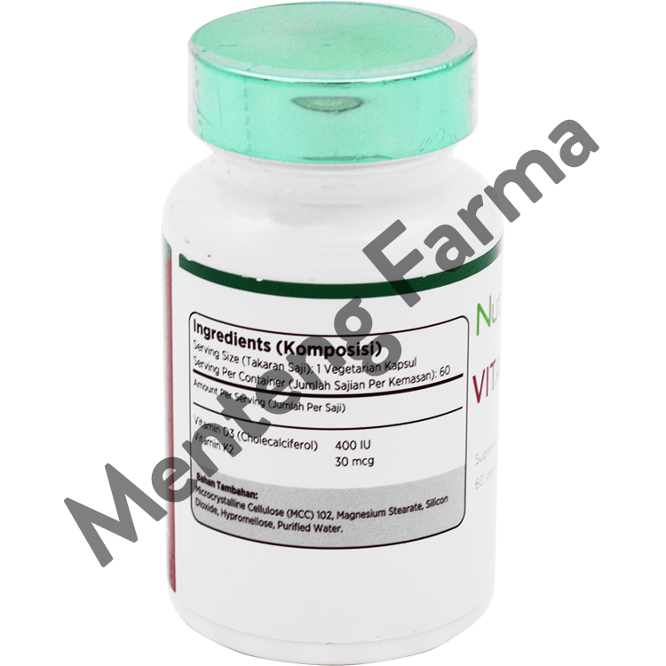 Nutriwell Vitamin D3 + K2 - Menjaga Kesehatan Tulang - Menteng Farma