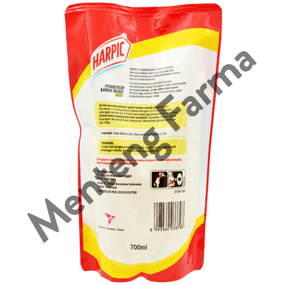 Harpic Lime Pouch 700 ML - Pembersih Kamar Mandi Efektif Membunuh Kuman - Menteng Farma