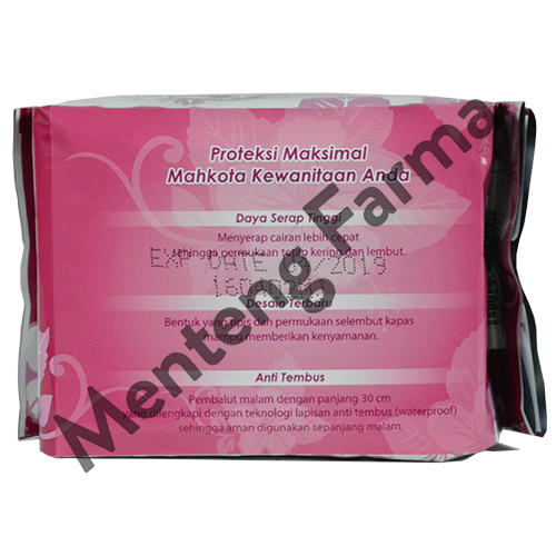 Pembalut Avail Feminine Comfort Night Use (Merah) - Menteng Farma