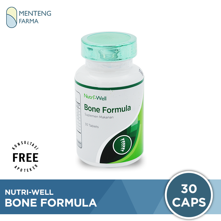 Nutriwell Bone Formula - Memelihara Kesehatan Tulang, Sendi dan Gigi - Menteng Farma