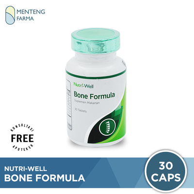 Nutriwell Bone Formula - Memelihara Kesehatan Tulang, Sendi dan Gigi - Menteng Farma