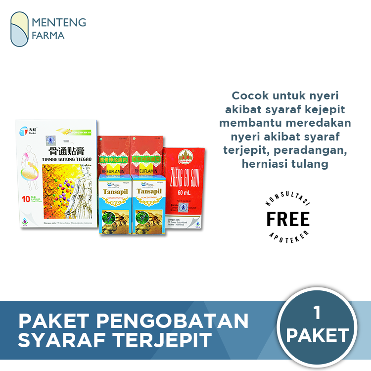Paket Pengobatan Syaraf Terjepit - Menteng Farma