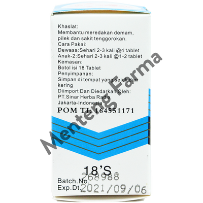 High Strength Yinqiao - Obat Pereda Panas / Demam - Menteng Farma