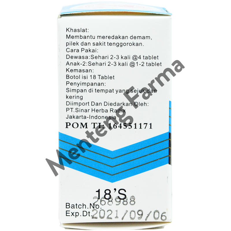 High Strength Yinqiao - Obat Pereda Panas / Demam - Menteng Farma