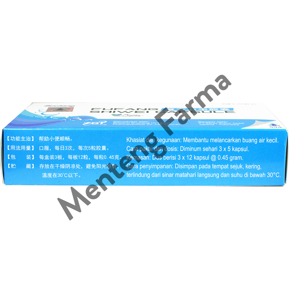 Fufang Shiwei Capsule - Obat Herbal Infeksi Saluran Kemih - Menteng Farma