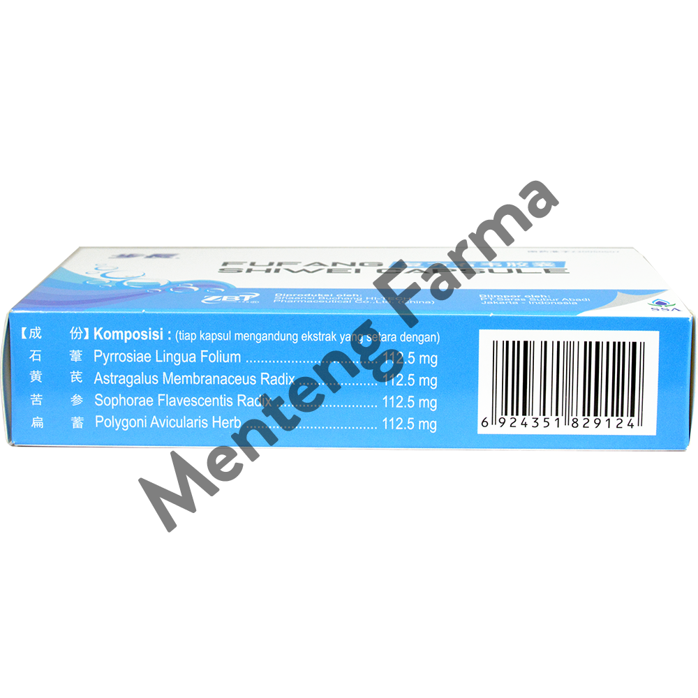 Fufang Shiwei Capsule - Obat Herbal Infeksi Saluran Kemih - Menteng Farma