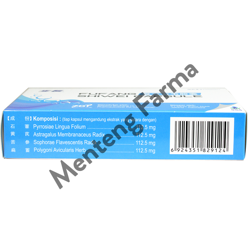 Fufang Shiwei Capsule - Obat Herbal Infeksi Saluran Kemih - Menteng Farma