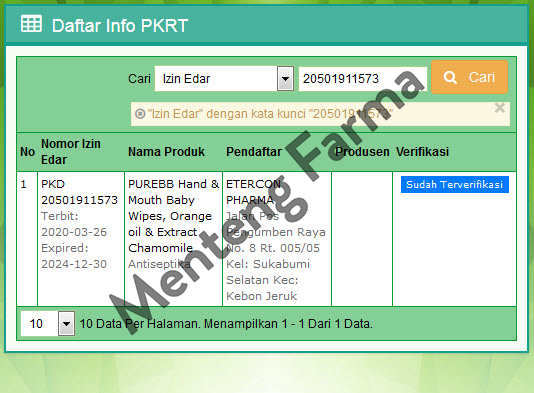 Pure Baby Combo Hand and Mouth Baby Wipes Orange - Tisu Basah Bayi - Menteng Farma