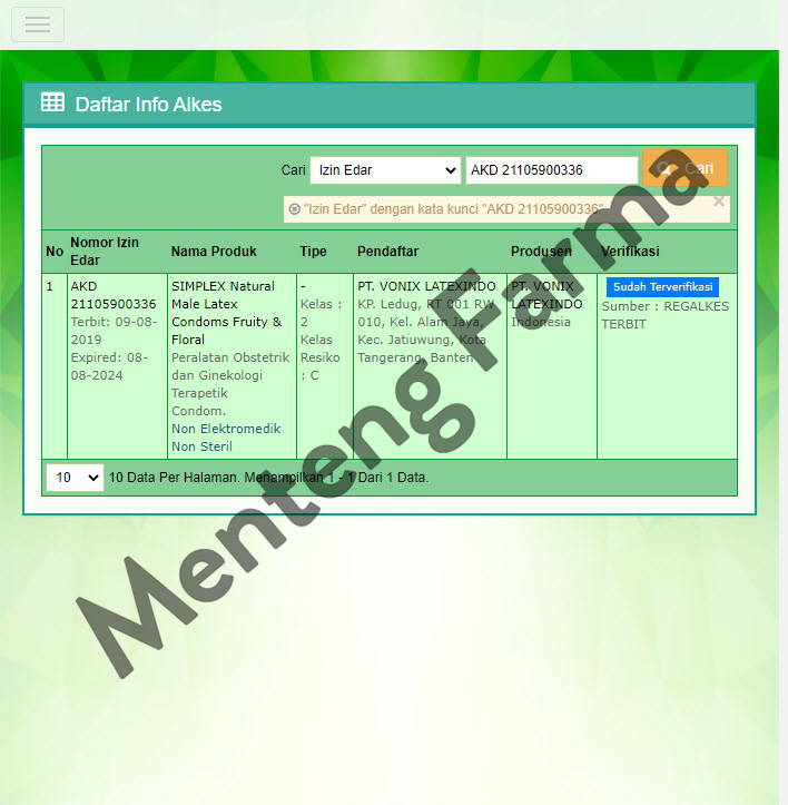 Kondom Simplex Choco Fragrance - Isi 12 - Menteng Farma