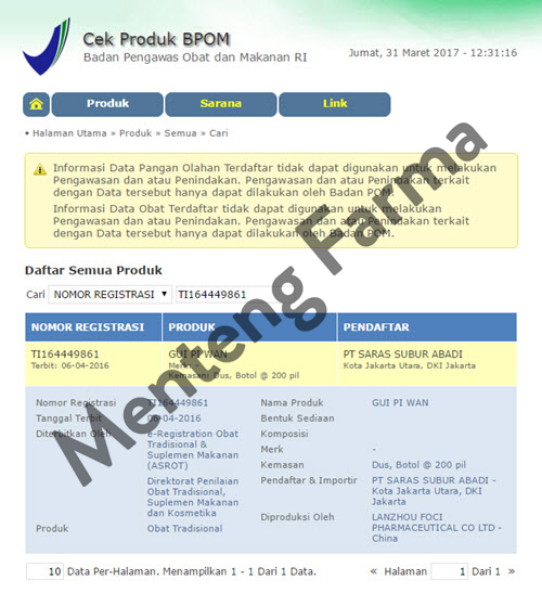 Gui Pi Wan - Menteng Farma