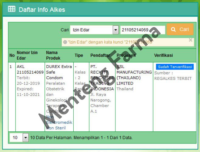 Kondom Durex Extra Safe - Isi 3 - Menteng Farma