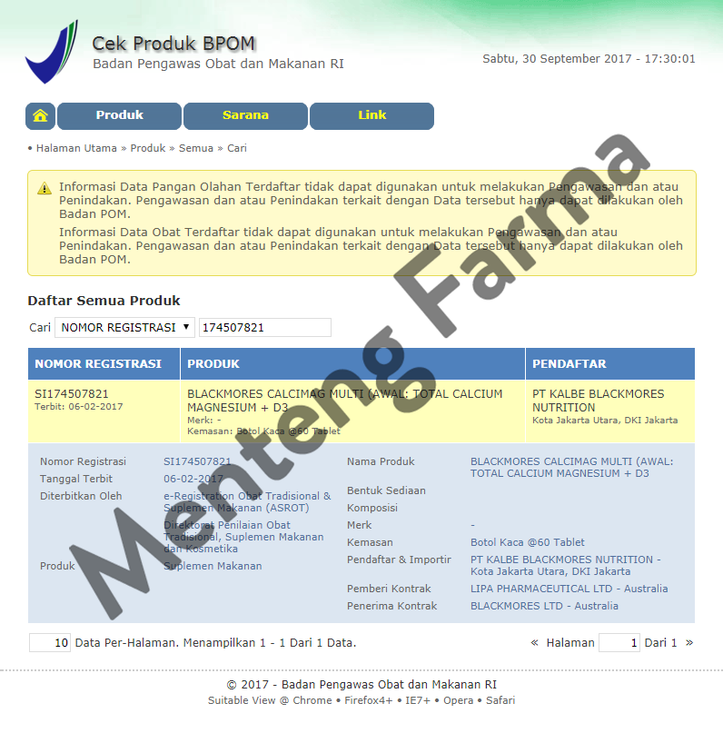 Blackmores Calcimag Multi - Isi 60 Tablet - Menteng Farma