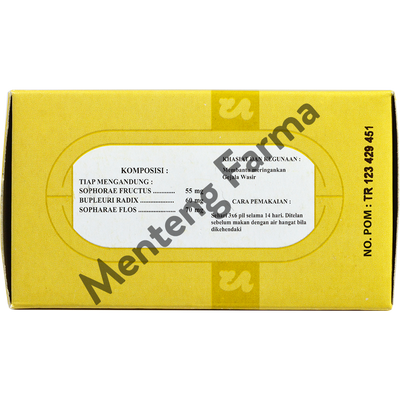 Wasiri (Isi 100 Pil) - Obat Wasir dan BAB Berdarah - Menteng Farma