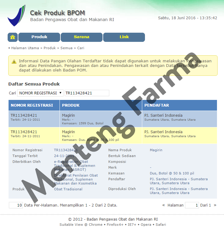 Magirin Obat Sakit Lambung - Pereda Nyeri Maag dan Ulu Hati - Menteng Farma