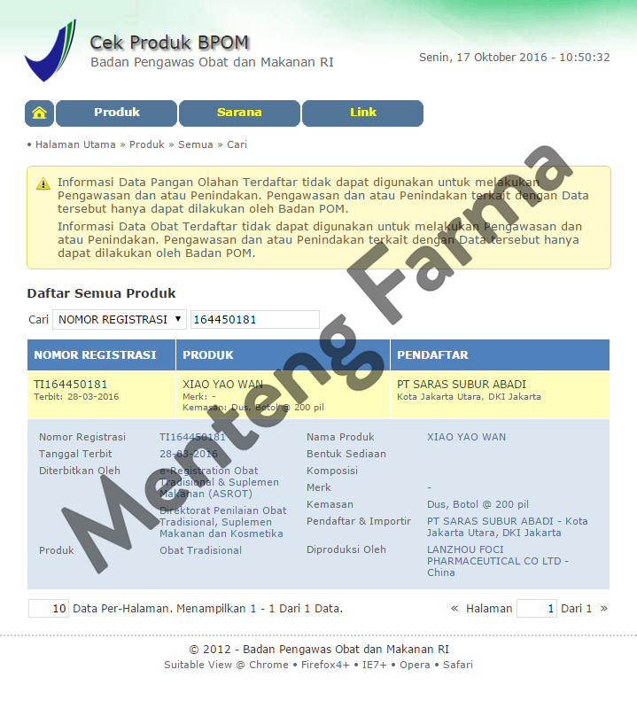 Xiao Yao Wan - Obat Penambah Darah dan Pelancar Haid - Menteng Farma