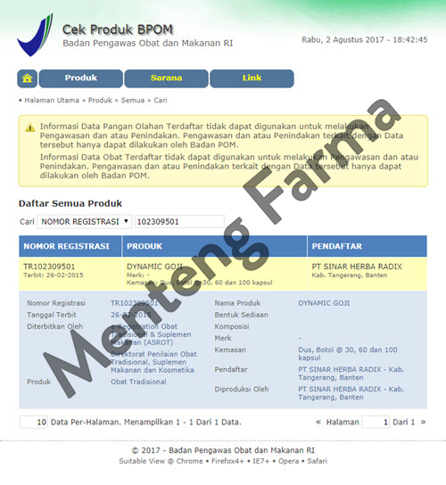 Dynamic Goji - Suplemen Kesehatan Mata, Penurun Lemak Tubuh - Menteng Farma