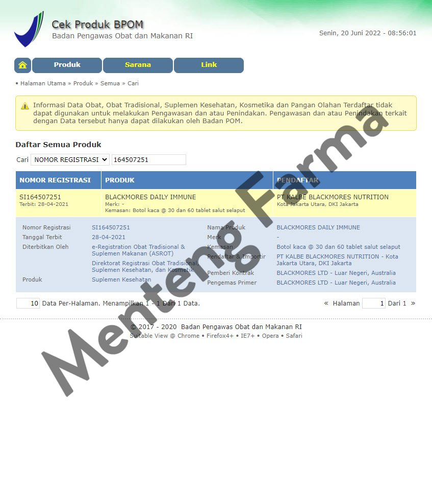 Blackmores Daily Immune C 500 30 Tablet - Vitamin C Peningkat Daya Tahan Tubuh - Menteng Farma