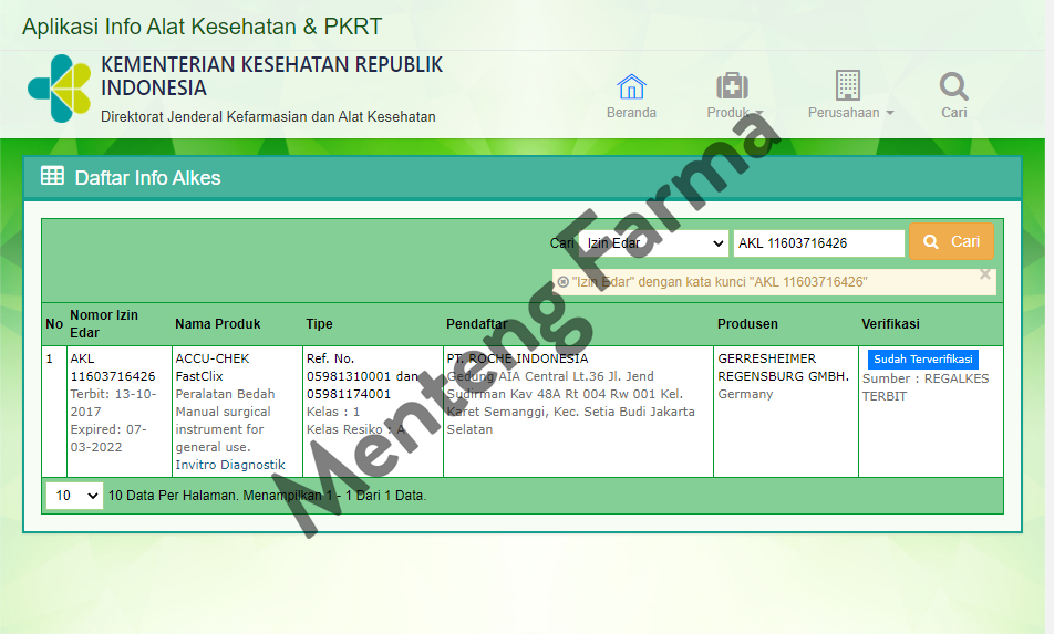 Accu-Chek Fastclix 24 Lancets - Jarum Lancet Sekali Pakai - Menteng Farma