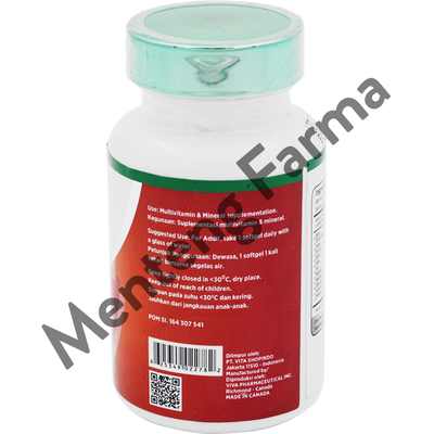 Nutriwell Vitacom Formula - Memenuhi Multivitamin dan Mineral Tubuh - Menteng Farma
