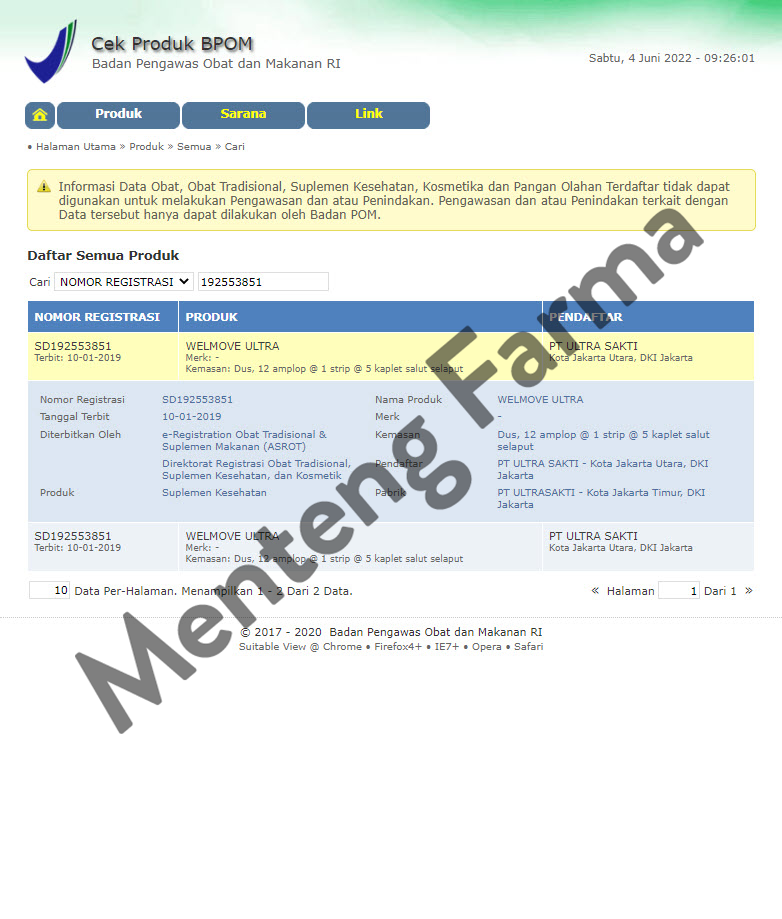 Welmove Ultra 5 Kaplet - Ekstra Glucosamin untuk Gejala Radang Sendi - Menteng Farma