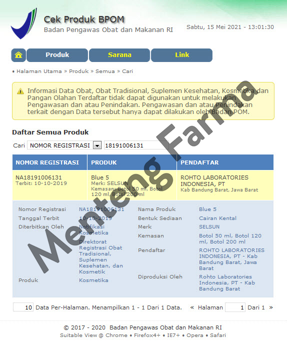 Selsun Blue 5 Shampoo 200 ML - Sampo Anti Ketombe, Menjaga Kesuburan Rambut - Menteng Farma