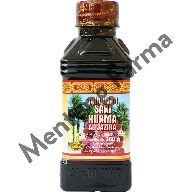 Sari Kurma Al Jazira 360 Gram - Minuman Sari Kurma Asli - Menteng Farma