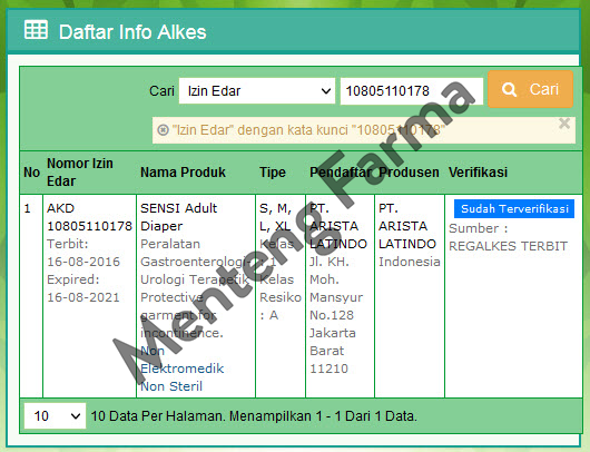 Sensi Adult Diapers M 10 Pcs - Popok Perekat Dewasa Anti Bocor - Menteng Farma