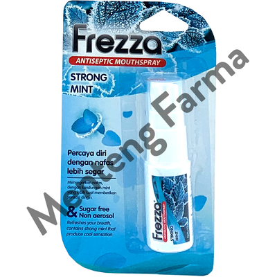 Frezza Antiseptic Mouthspray Strong Mint 13mL - Menyegarkan Nafas dengan Sensasi Dingin - Menteng Farma