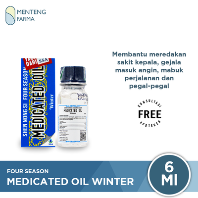 Four Season Medicated Oil Winter 6 mL - Menteng Farma