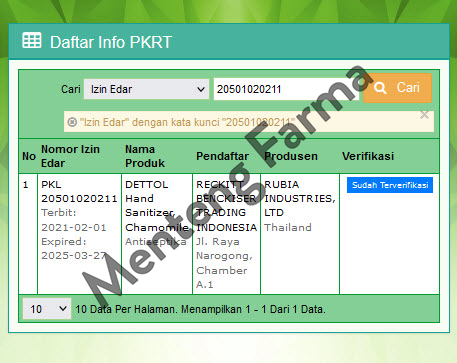 Dettol Hand Sanitizer Chamomile 50 mL - Pembersih Tangan Tanpa Bilas - Menteng Farma