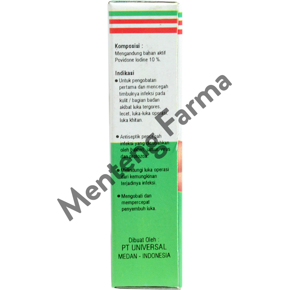 Unidine (Larutan Antiseptik) - Untuk Luka Lecet, Jatuh & Tergores - Menteng Farma