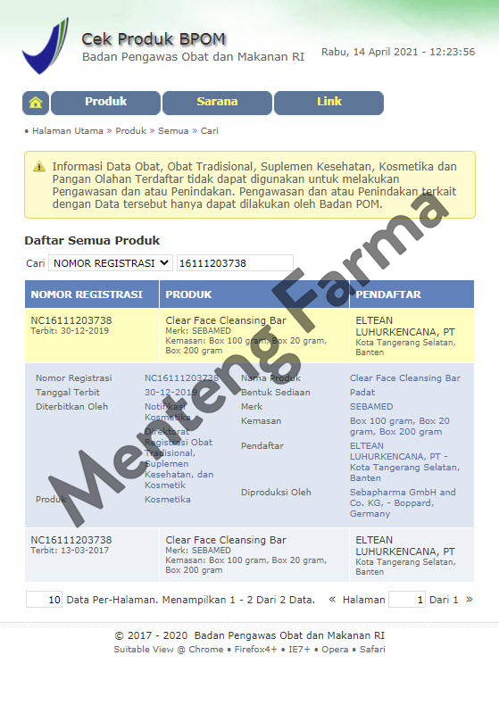 Sebamed Clear Face Cleansing Bar 100 Gram - Pembersih Kulit Wajah Berjerawat dan Komedo - Menteng Farma