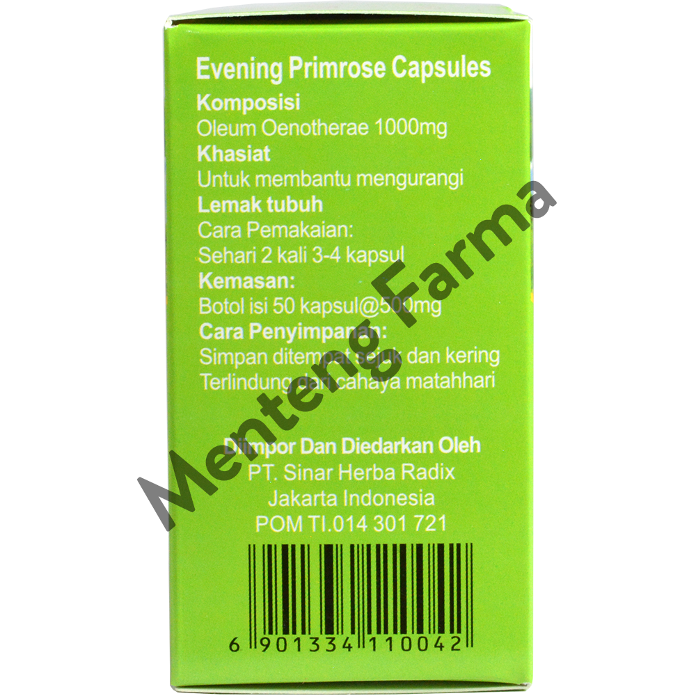 Evening Primrose Soft Capsules - Menteng Farma