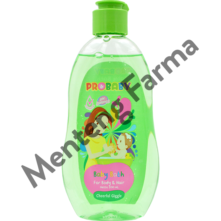 Probaby Bath Cheerful Giggle 200 mL - Sabun dan Shampoo Bayi - Menteng Farma