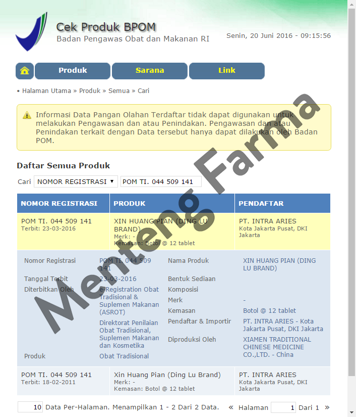 Xinhuang Pian - Meredakan nyeri rematik, peradangan, dan nyeri sendi - Menteng Farma