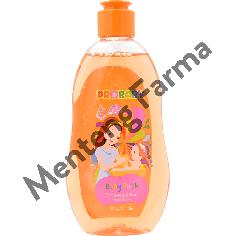 Probaby Bath Silky Cuddle 200 mL - Sabun dan Shampoo Bayi - Menteng Farma