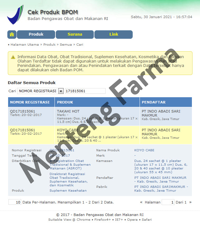 Koyo Cabe Sachet Isi 10 Lembar - Koyo Pereda Nyeri Otot dan Sendi - Menteng Farma