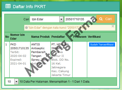 Antis Hand Sanitizer Spray Timun 200 mL - Menteng Farma