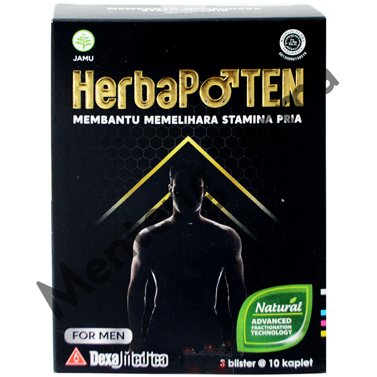 Herbapoten 30 Kaplet - Suplemen Stamina Pria - Menteng Farma