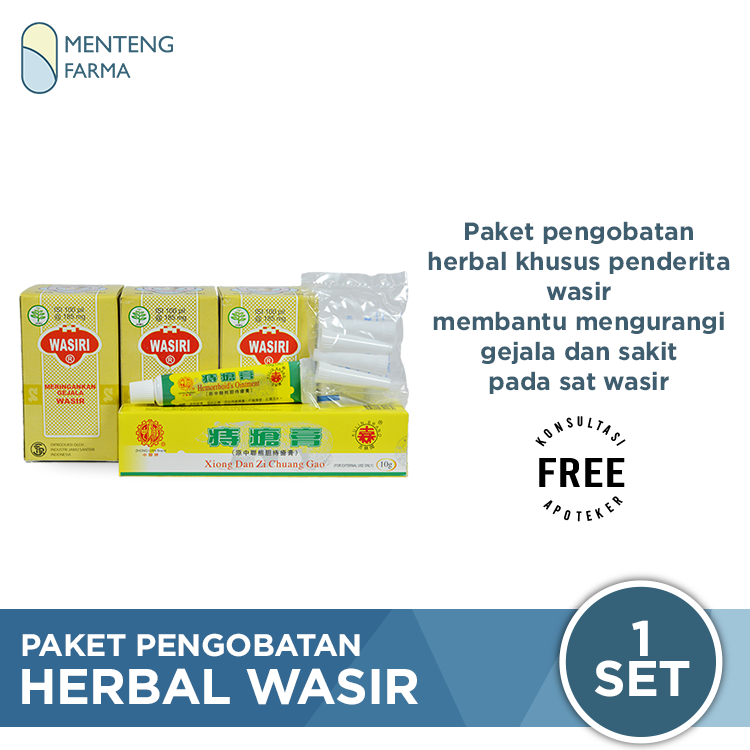 Paket Pengobatan Herbal Wasir - Menteng Farma