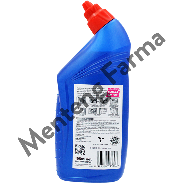Harpic Fresh Floral 495 ML - Pembersih Toilet Efektif Membunuh Kuman - Menteng Farma