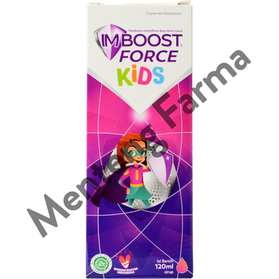Imboost Force Kids Syrup 120 mL - Suplemen Penambah Imun Tubuh - Menteng Farma