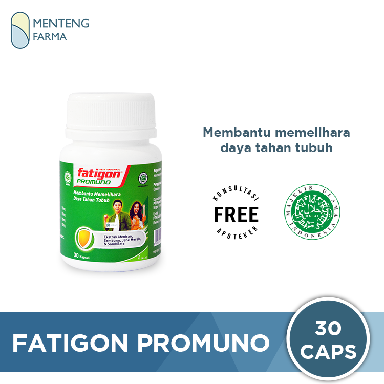 Fatigon Promuno 30 Kapsul - Suplemen Daya Tahan Tubuh - Menteng Farma