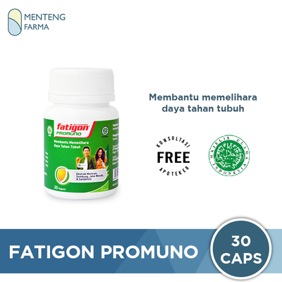 Fatigon Promuno 30 Kapsul - Suplemen Daya Tahan Tubuh - Menteng Farma