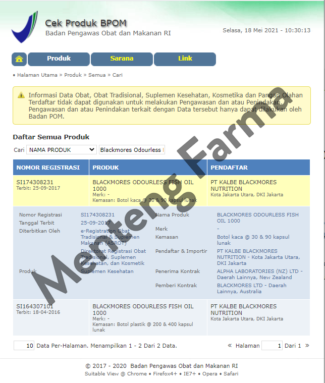 Blackmores Odourless Fish Oil 1000 Mg - Isi 90 Kapsul Lunak - Menteng Farma