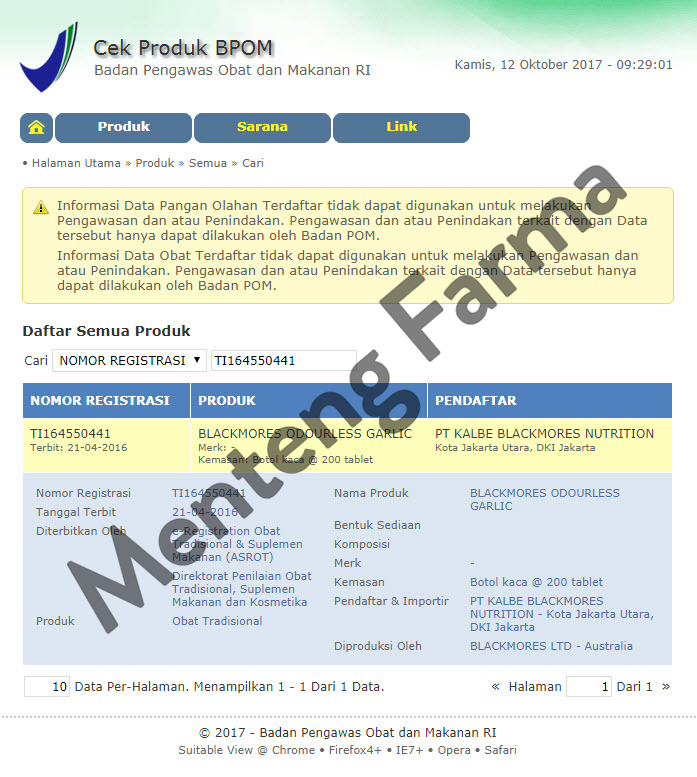 Blackmores Odourless Garlic 90 Tablet - Suplemen Kesehatan Tekanan Darah - Menteng Farma