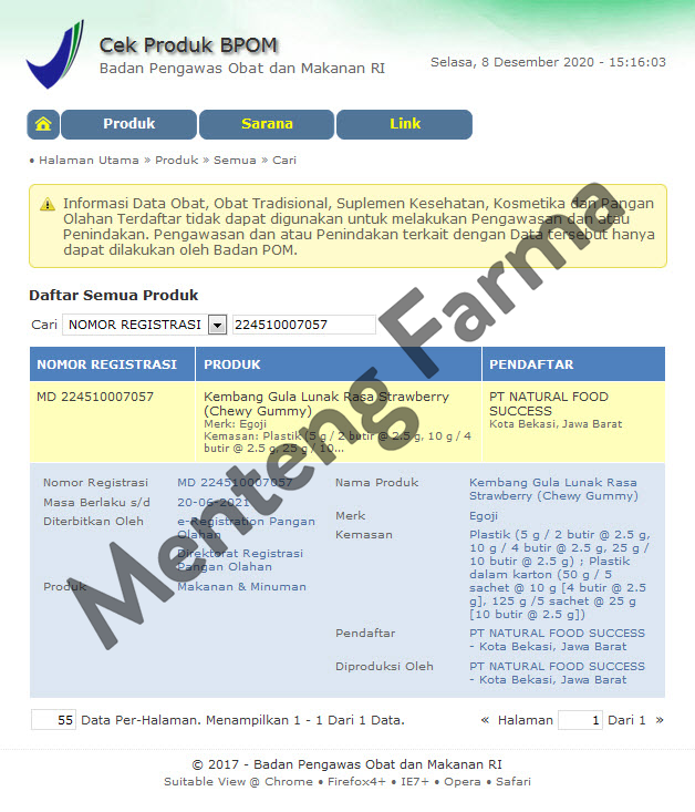 Egoji Chewy Gummy Strawberry Isi 10 Butir - Permen Gummy Vitamin C - Menteng Farma